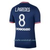 Camiseta de fútbol Paris Saint-Germain Leandro Paredes 8 Primera Equipación 2021/22 - Hombre